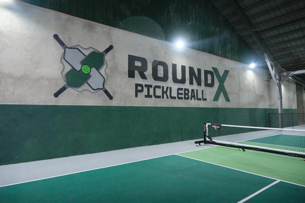 The courts at Round X Pickleball