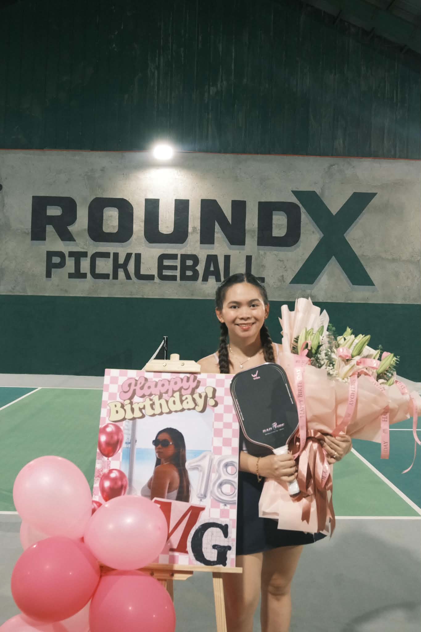 A birthday celebration at Round X